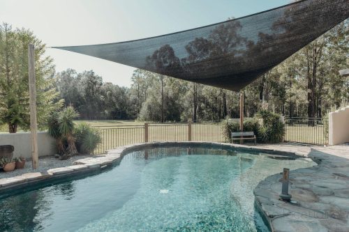 pool backyard
