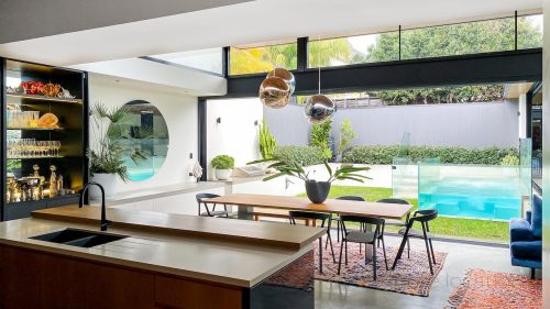 dining space kitchen