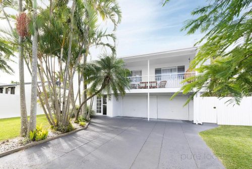 Driveway facade