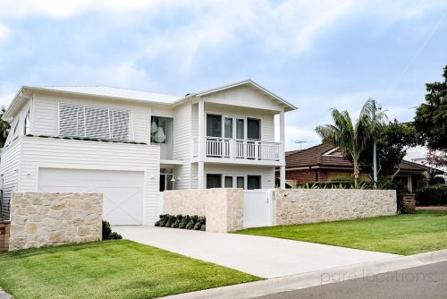 facade driveway garage