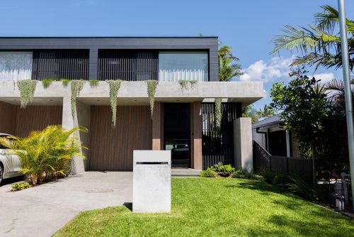 facade driveway garage