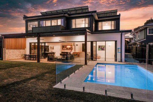 outdoor area backyard pool