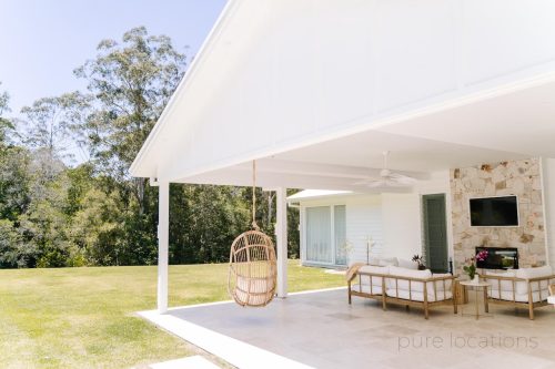 outdoor area backyard