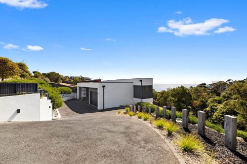 garage facade driveway