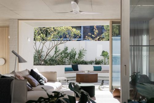 living room backyard