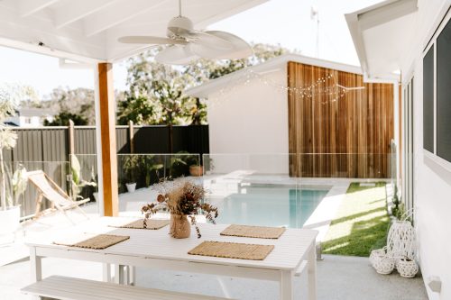 outdoor area pool