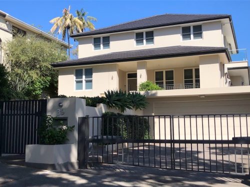 facade driveway garage