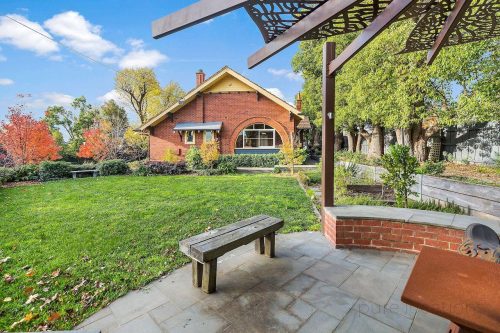 outdoor area backyard