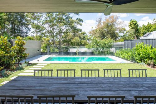backyard pool