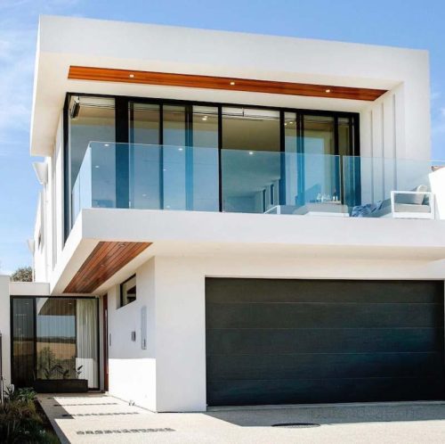 garage facade driveway