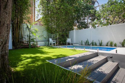 backyard garden established