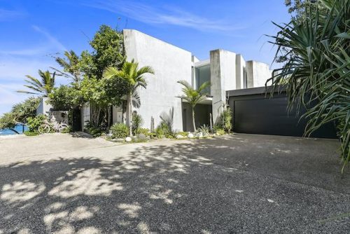 facade driveway garage