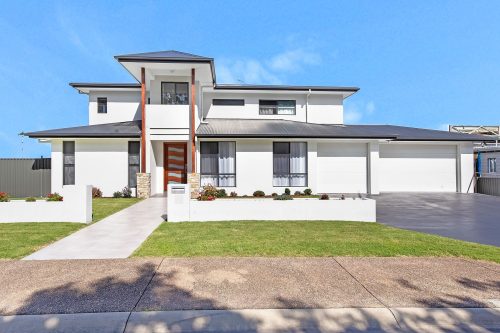 garage facade driveway