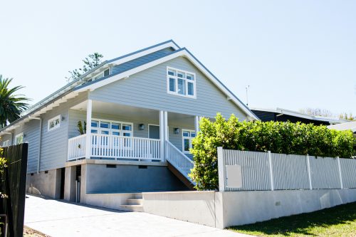facade driveway garage
