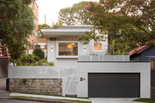 facade driveway garage