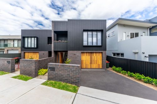 facade driveway garage
