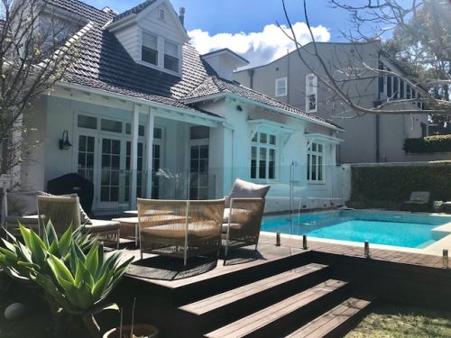 pool outdoor area