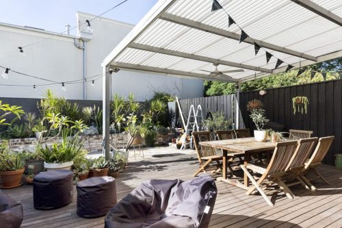 outdoor area backyard