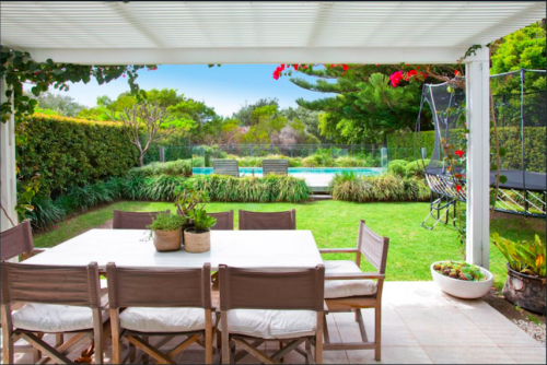 outdoor area backyard
