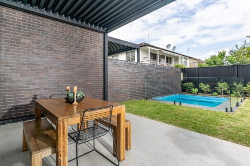 pool backyard