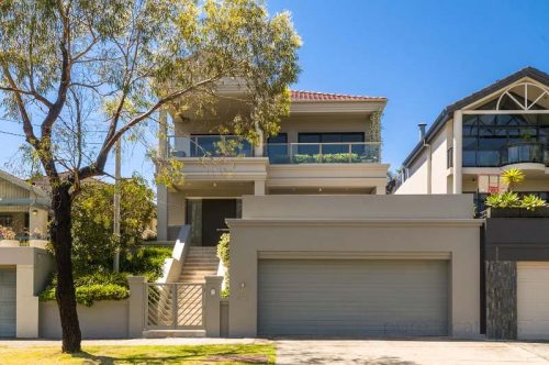 facade driveway garage