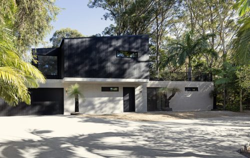 facade driveway garage