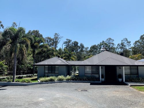 garage facade driveway