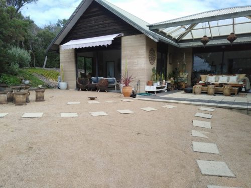 facade driveway garage