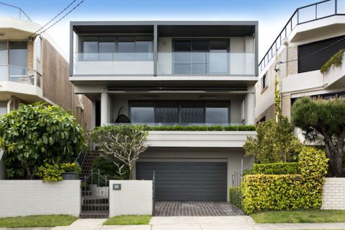 facade driveway garage