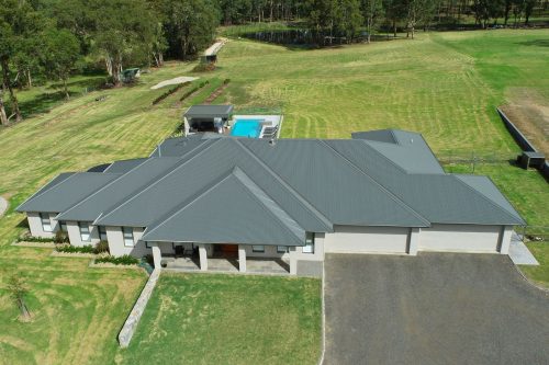 garage driveway facade