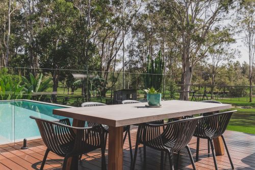 outdoor area backyard