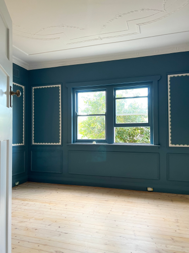 This is the only downstairs bedroom