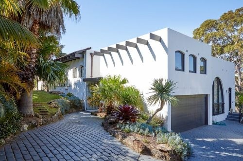 garage facade driveway