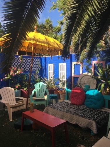 outdoor area backyard