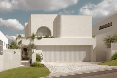 garage facade driveway