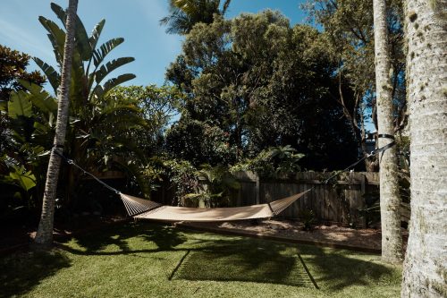 backyard garden established