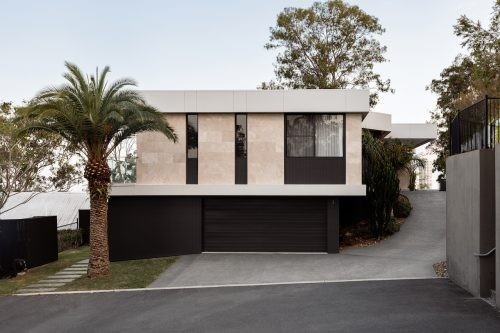 facade driveway garage
