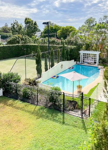 backyard pool