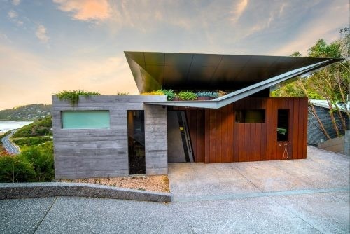 facade driveway garage
