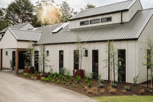 facade driveway garage
