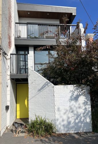 facade driveway garage