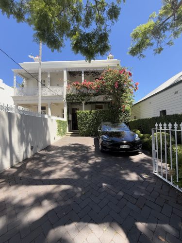 facade driveway garage