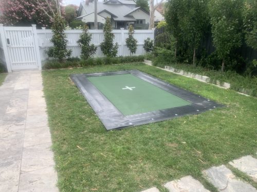 backyard garden established