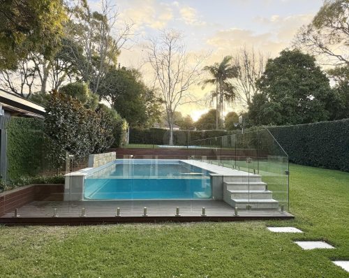 pool garden established