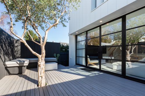 outdoor area backyard pool