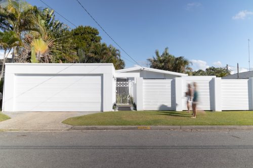 facade driveway garage