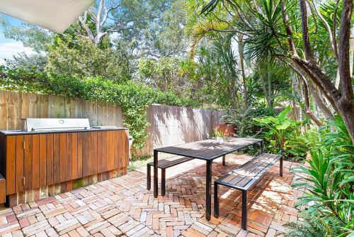 outdoor area backyard garden established pool