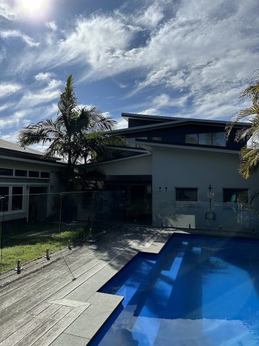 pool backyard