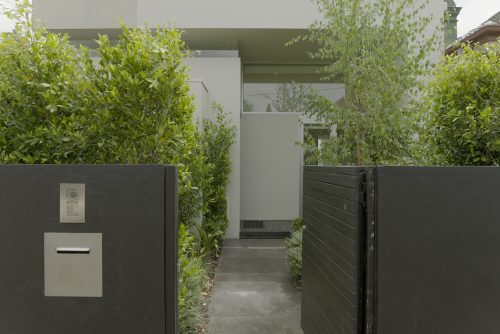 facade driveway garage
