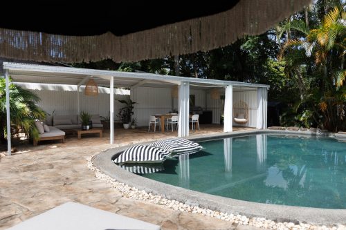 outdoor area pool